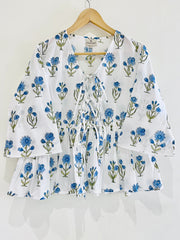 Emmeline Block Printed Short Top