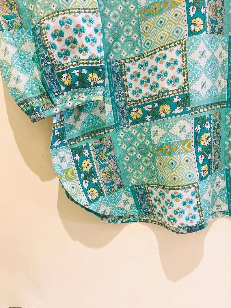 Block Printed Short Kurti