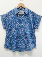 Teal Paisley Cotton Top