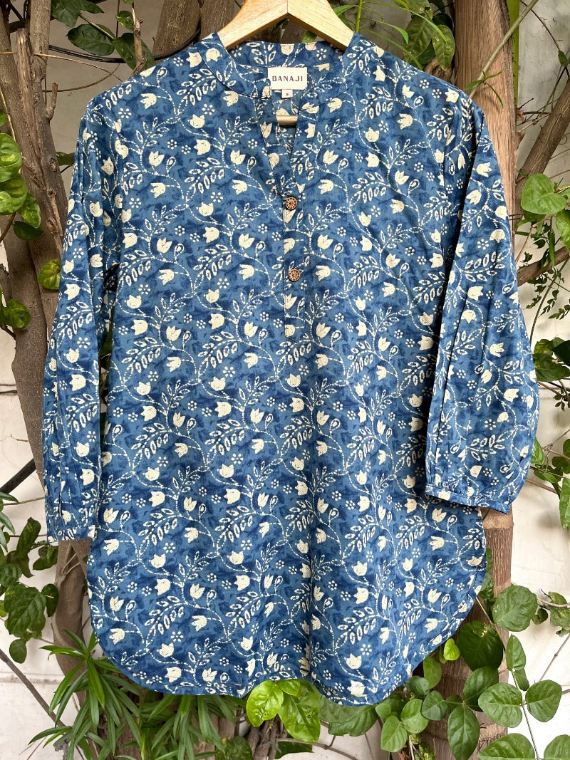 Printed Cotton Short Kurti