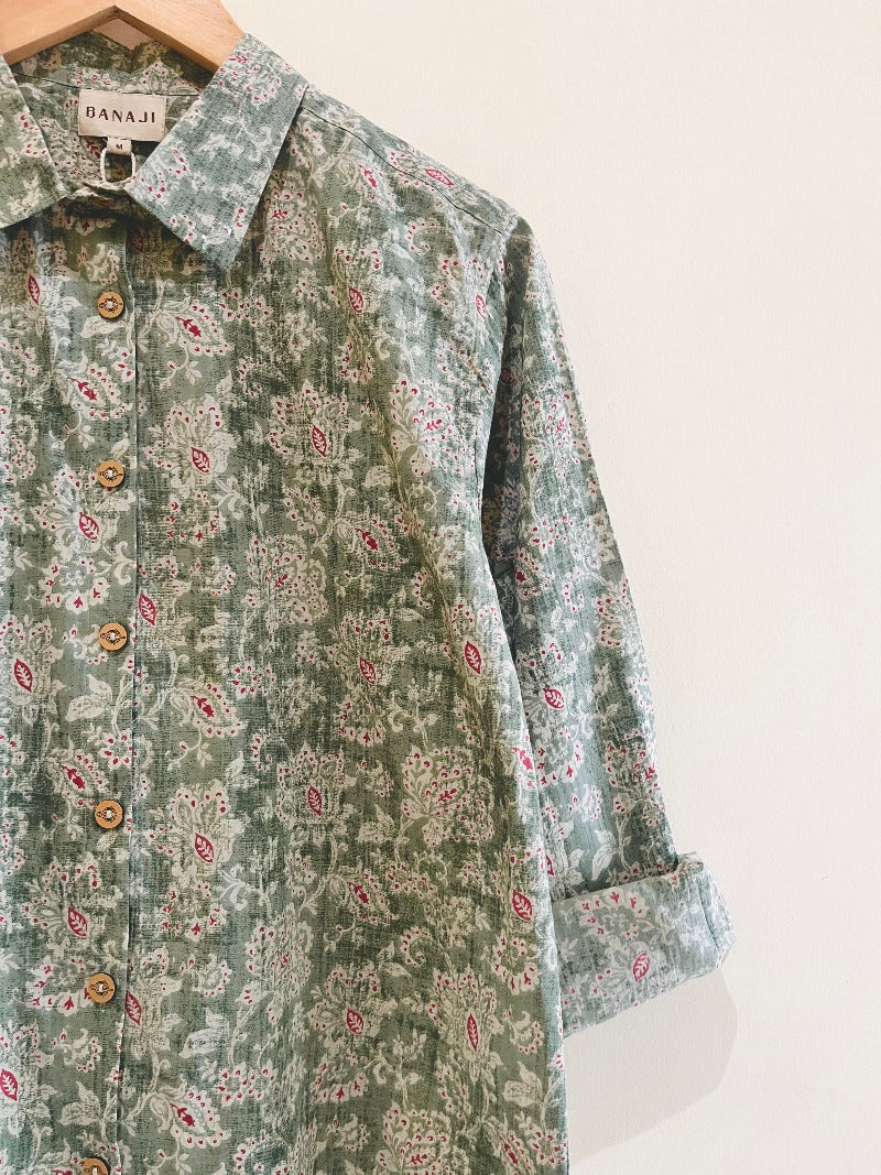 Shades of Green Printed Co-Ord Set - Women