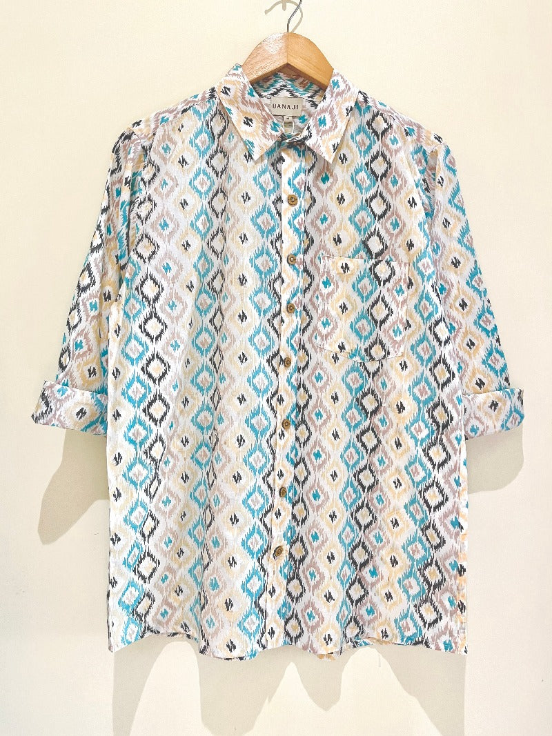 COTTON PRINTED FULL SLEEVE SHIRT