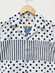 Classic Spot Stripe Poplin Shirt