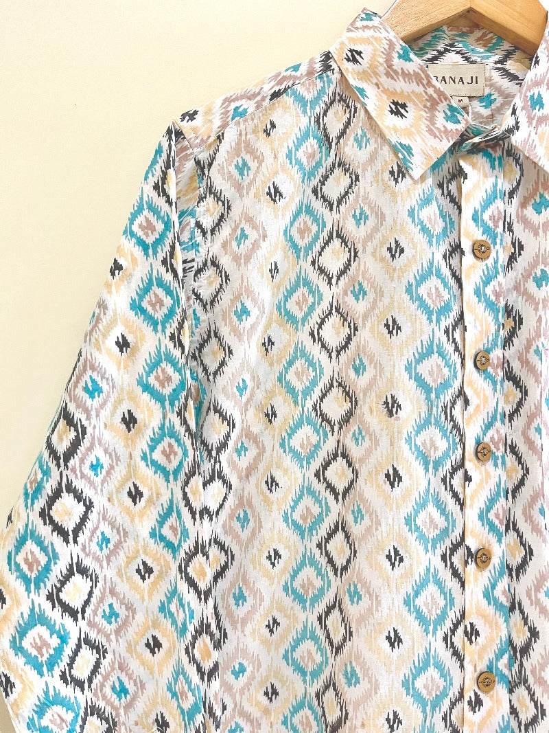 COTTON PRINTED FULL SLEEVE SHIRT