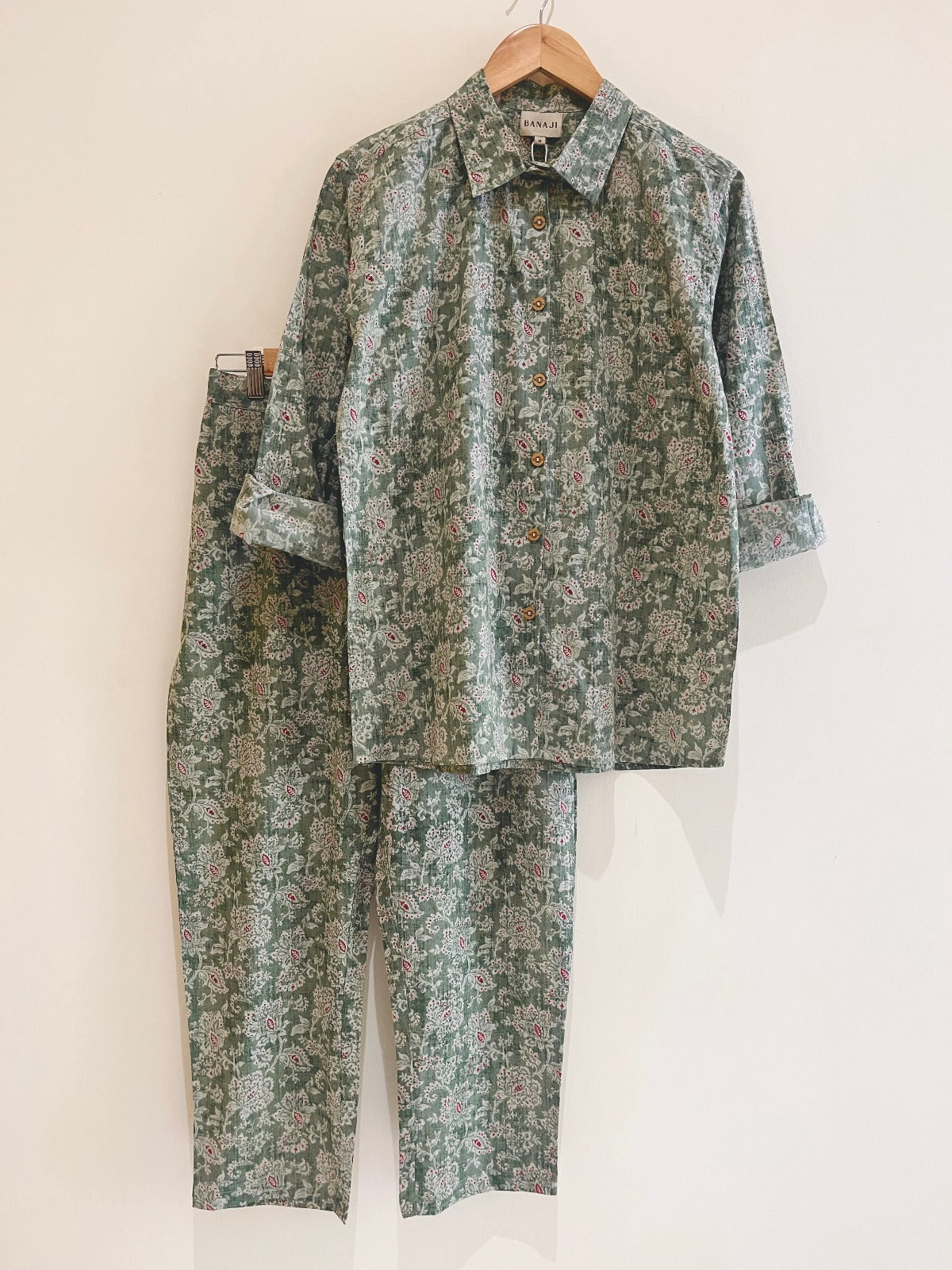 Shades of Green Printed Co-Ord Set - Women