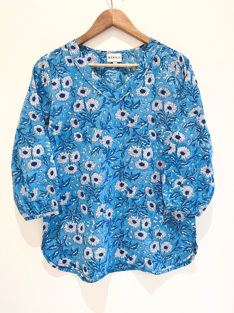 Block Printed Short Kurti