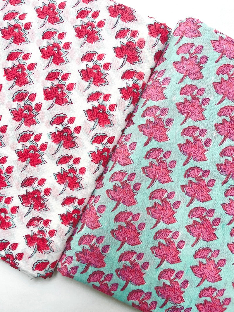 Cotton Block Printed Fabrics