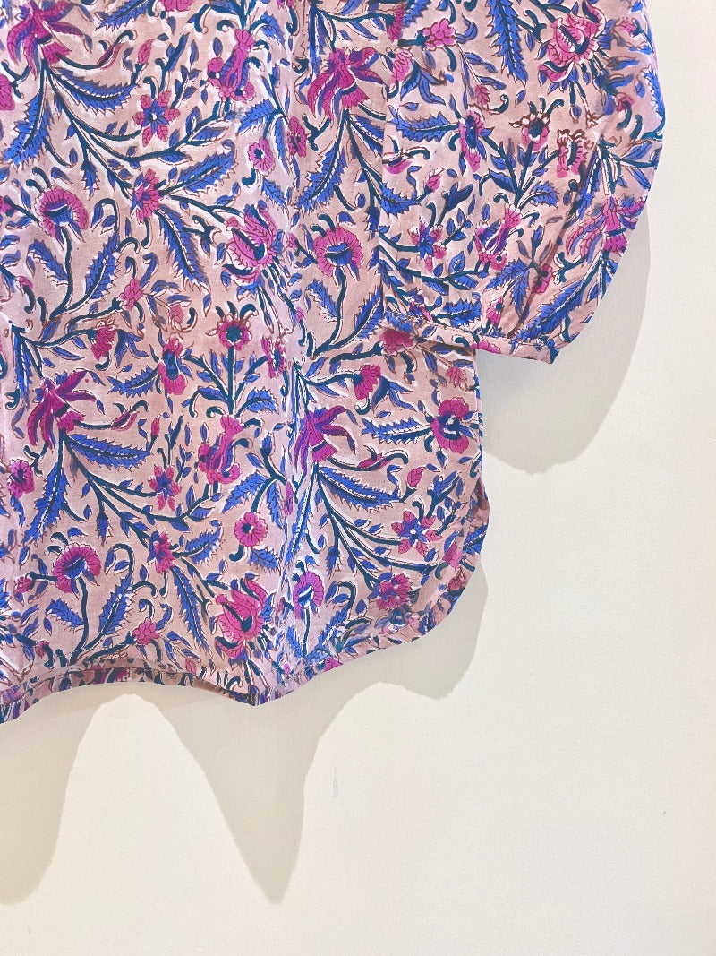Block Printed Short Kurti