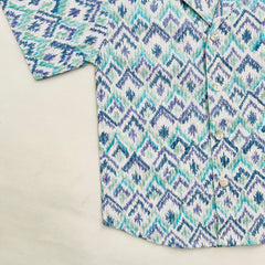 Ikat Cotton Printed Boys Shirt (0-8 Yrs)