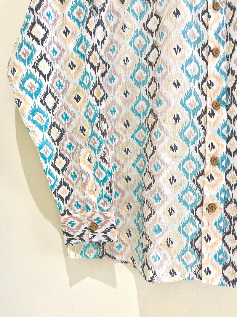 COTTON PRINTED FULL SLEEVE SHIRT