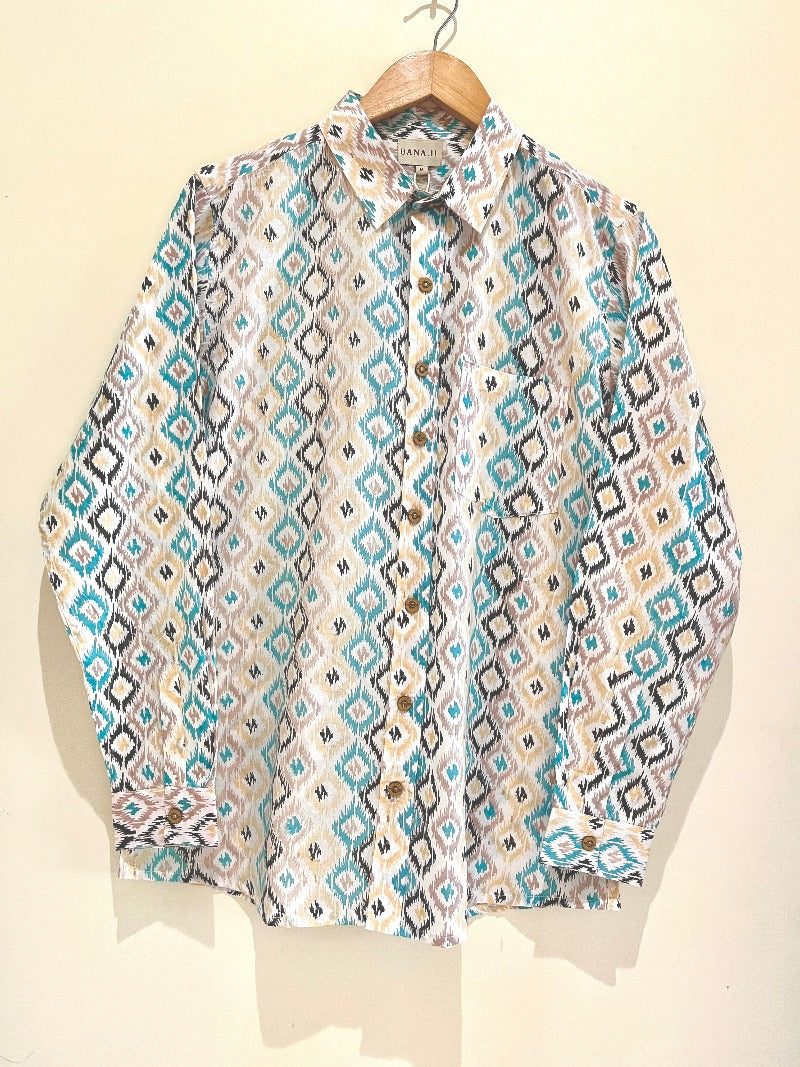 COTTON PRINTED FULL SLEEVE SHIRT