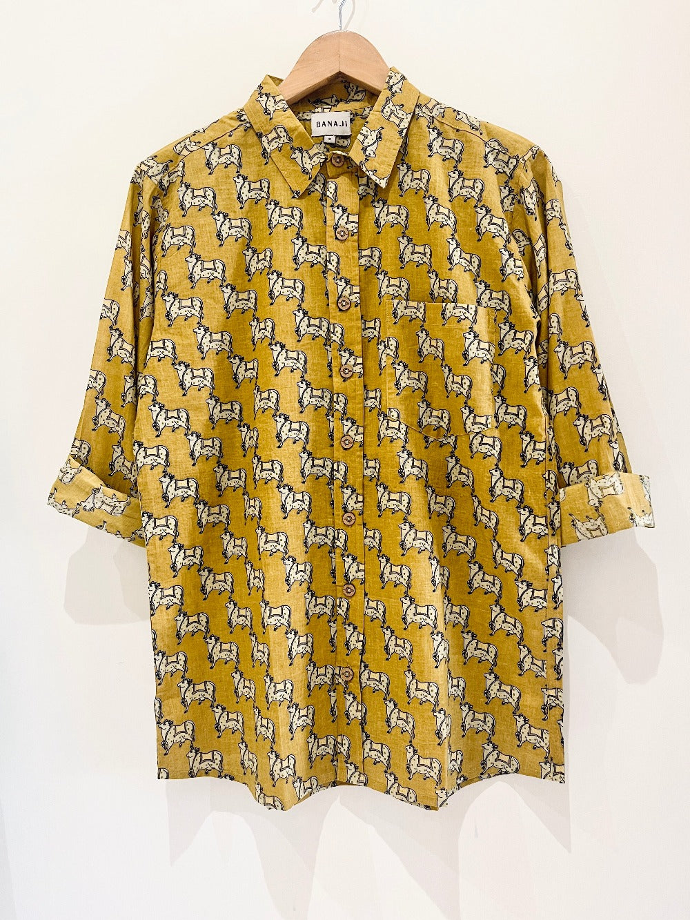 COTTON PRINTED FULL SLEEVE SHIRT