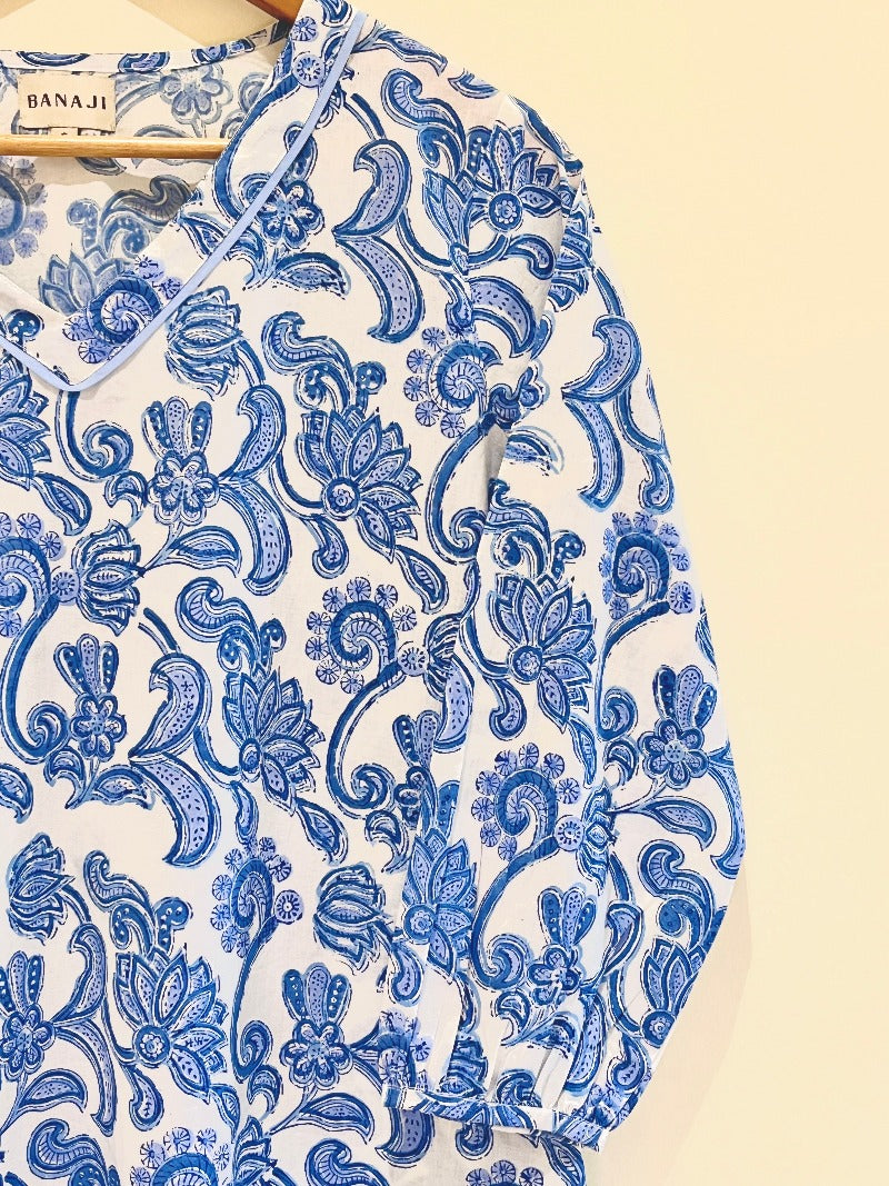 Block Printed Short Kurti