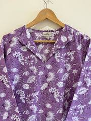 Purple Printed Co-Ord Set