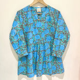 Block Printed Short Top