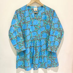 Block Printed Short Top
