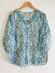 Block Printed Short Kurti