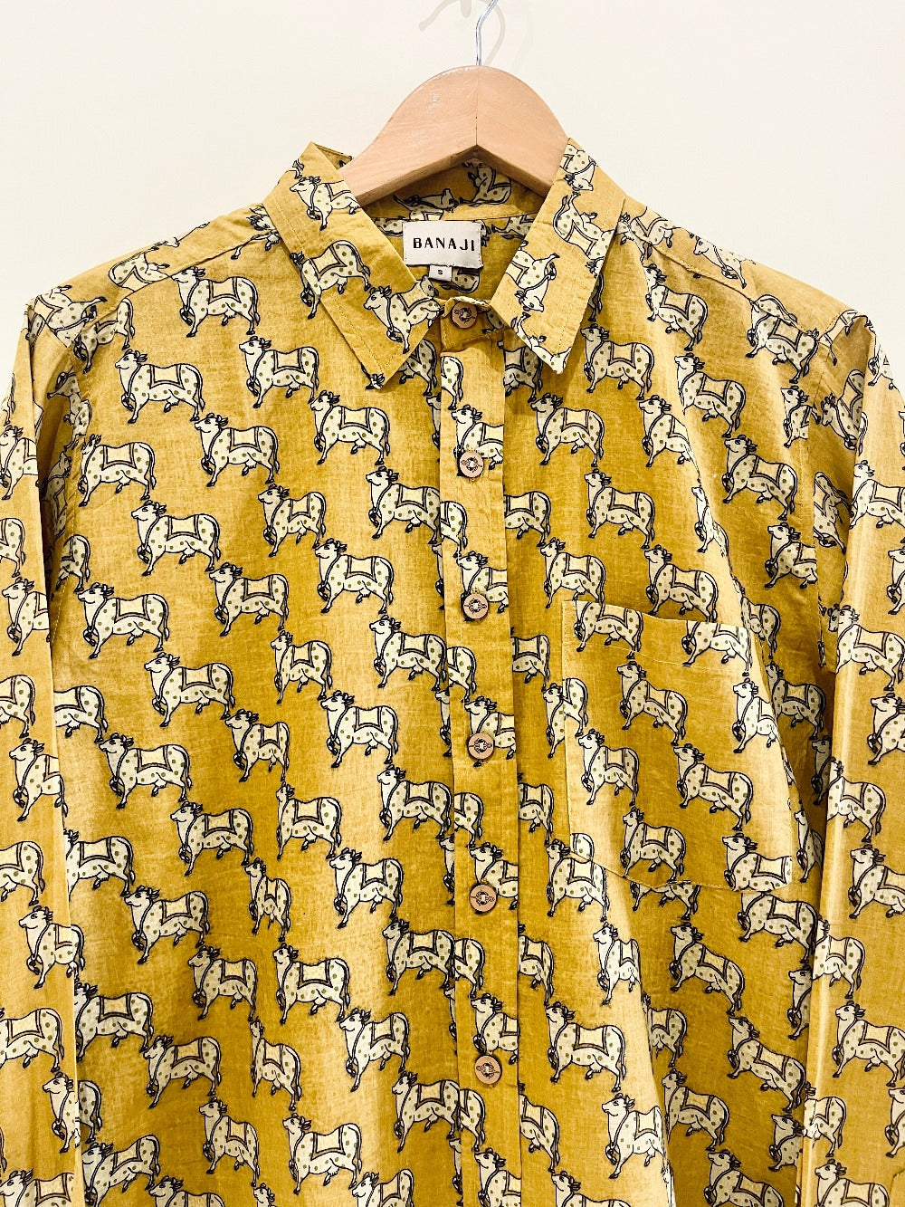 COTTON PRINTED FULL SLEEVE SHIRT