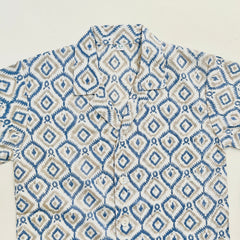 Ikat Cotton Printed Boys Shirt (0-8 Yrs)