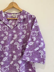 Purple Printed Co-Ord Set