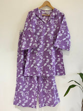 Purple Printed Co-Ord Set