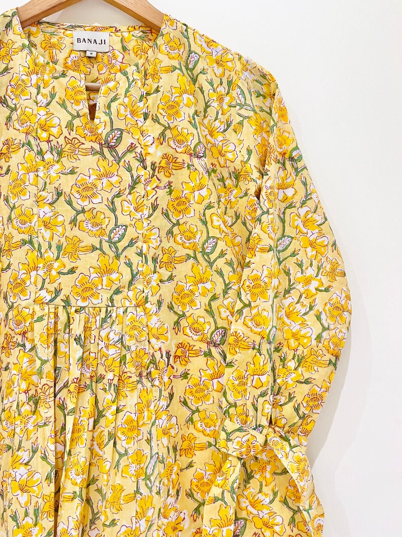 Block Printed Cotton Short Top