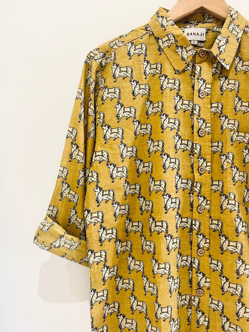 COTTON PRINTED FULL SLEEVE SHIRT