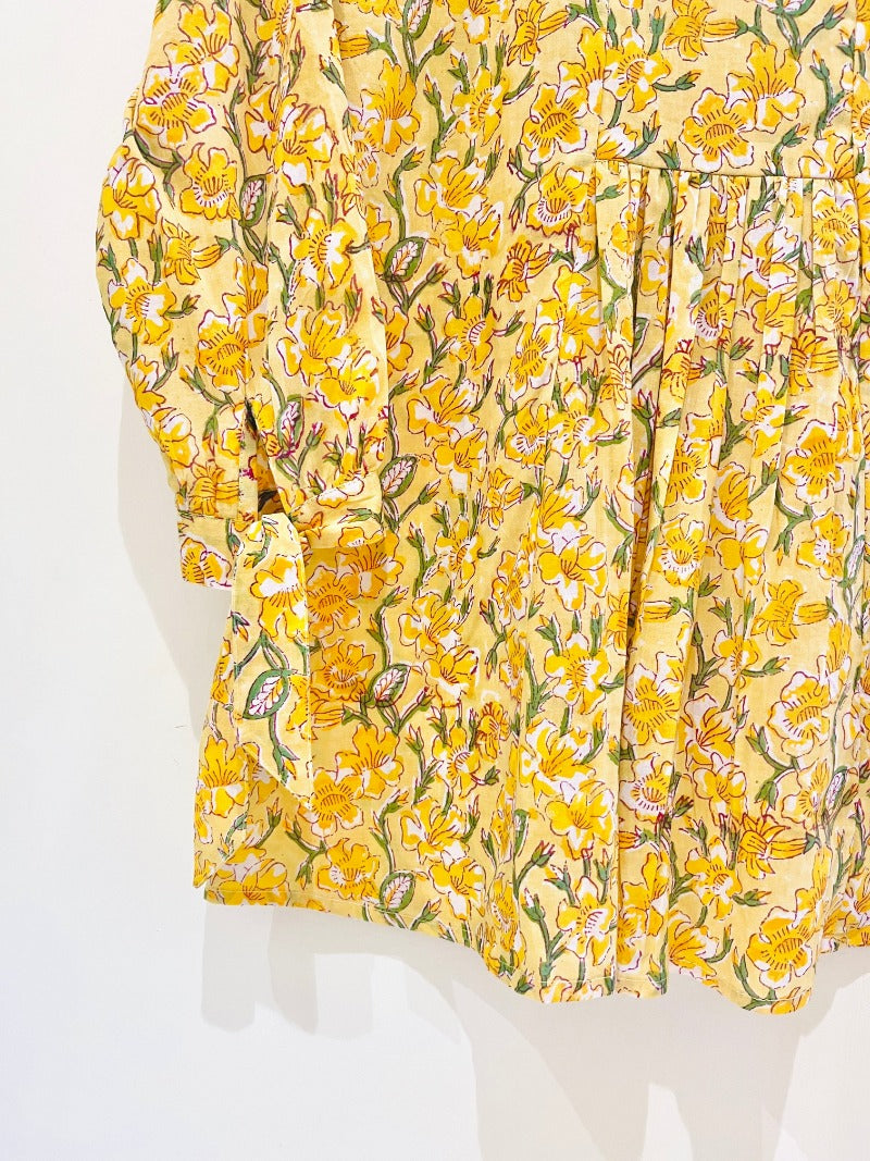 Block Printed Cotton Short Top