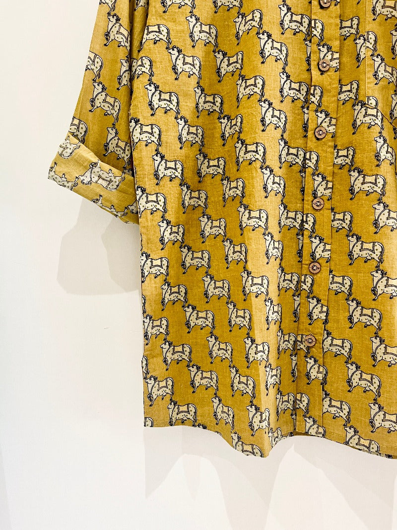 COTTON PRINTED FULL SLEEVE SHIRT
