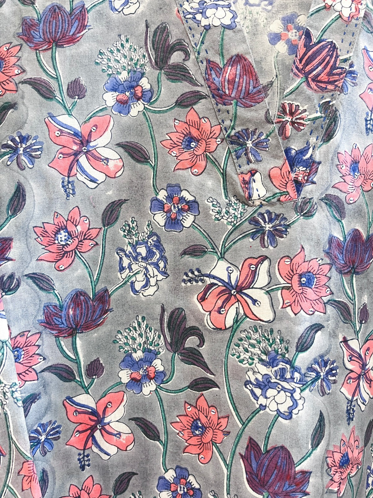 Winter Blooms Printed Cotton Kurta