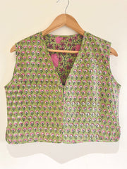 Cotton Kantha Reversible Jacket