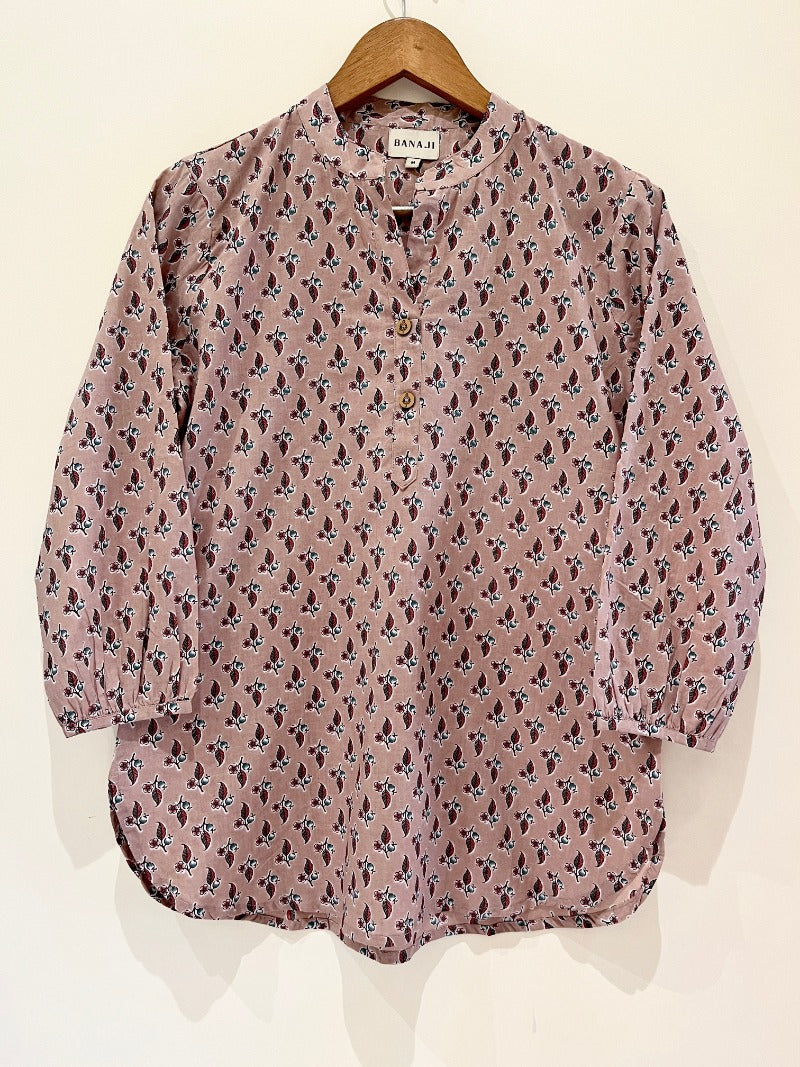 Block Printed Short Kurti