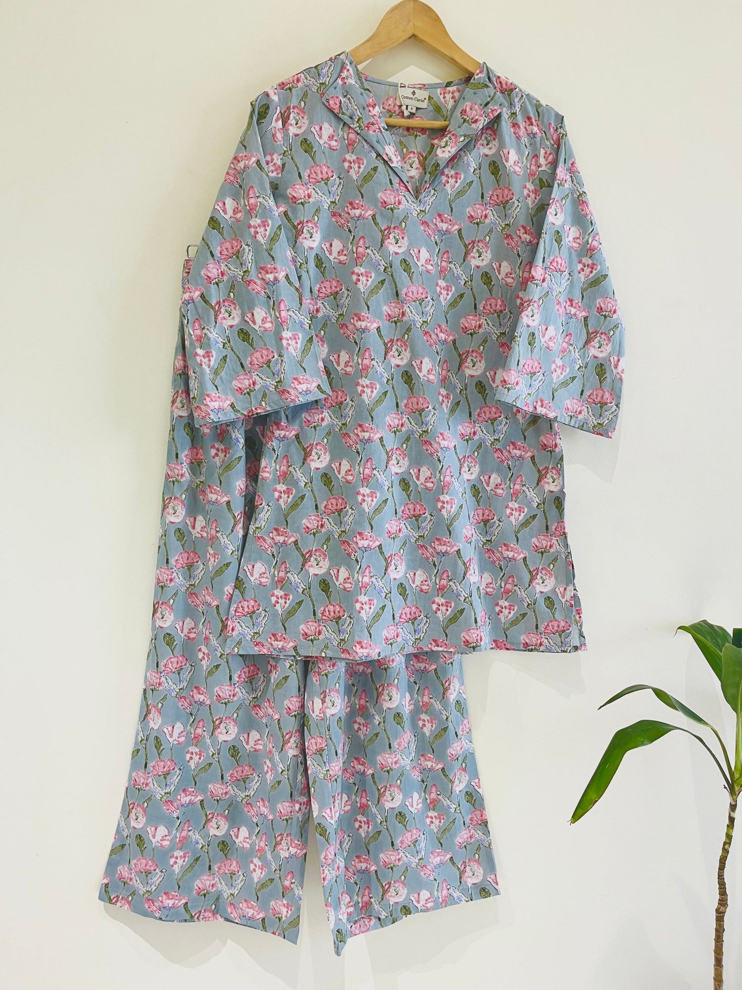 Grey Printed Co-Ord Set