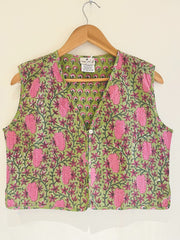 Cotton Kantha Reversible Jacket