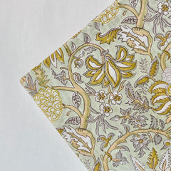 Organic Cotton Block Printed Fabric