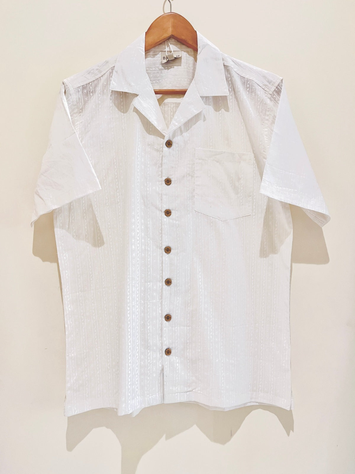 COTTON BLOCK PRINTED HALF SLEEVE SHIRT