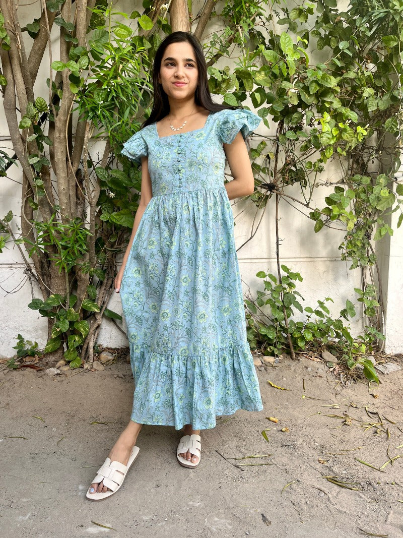 Block Printed Dress