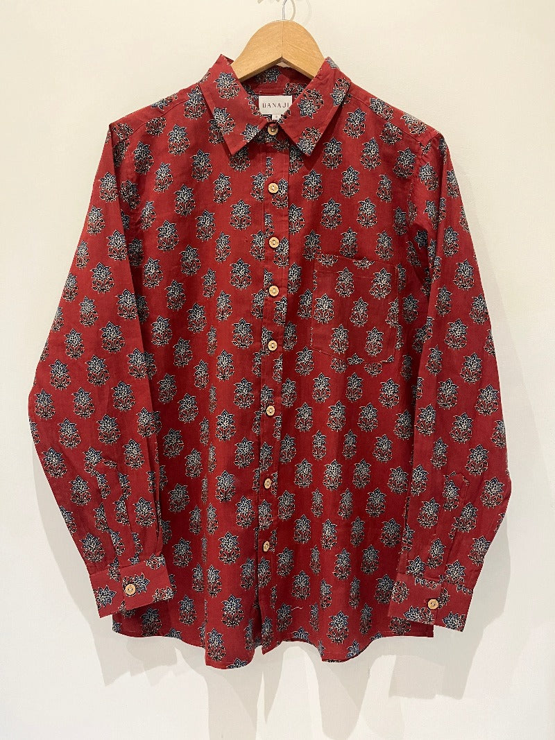 COTTON PRINTED FULL SLEEVE SHIRT