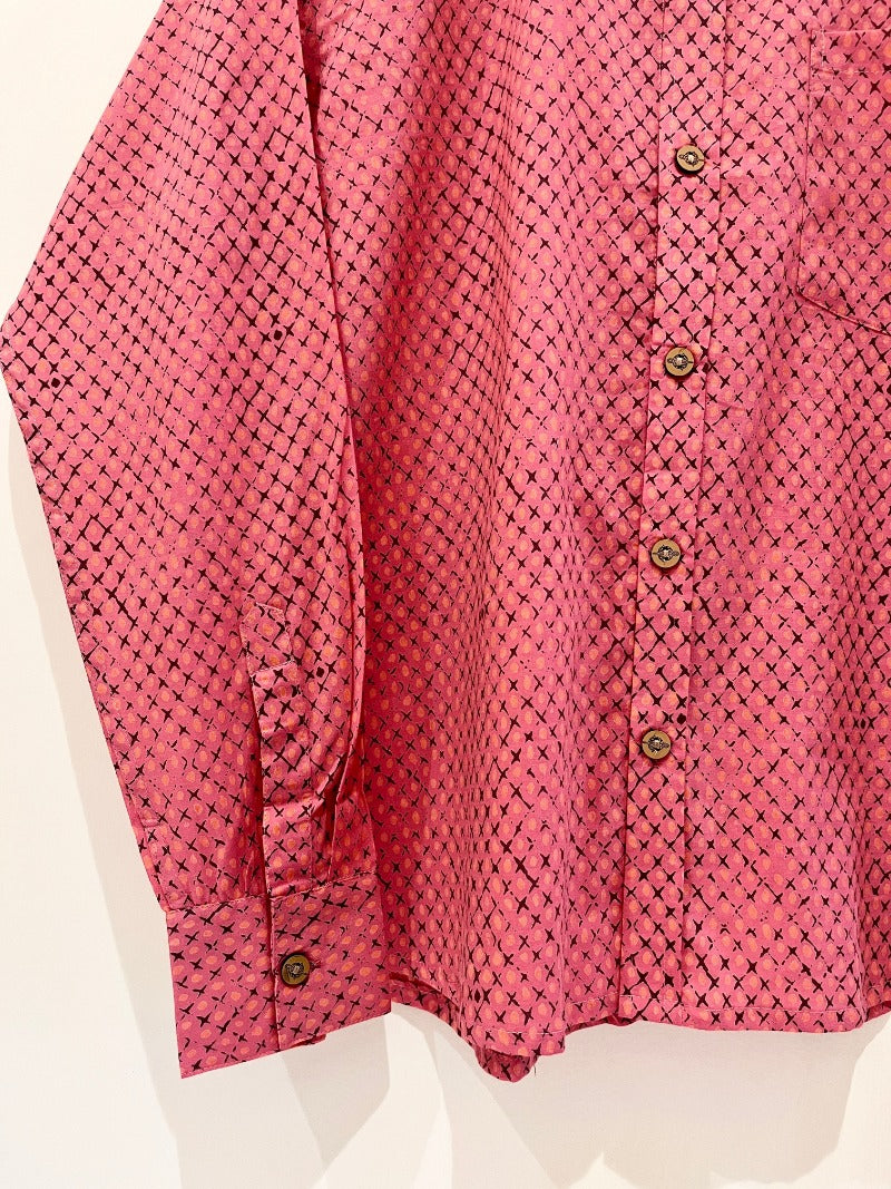 COTTON BLOCK PRINTED FULL SLEEVE SHIRT