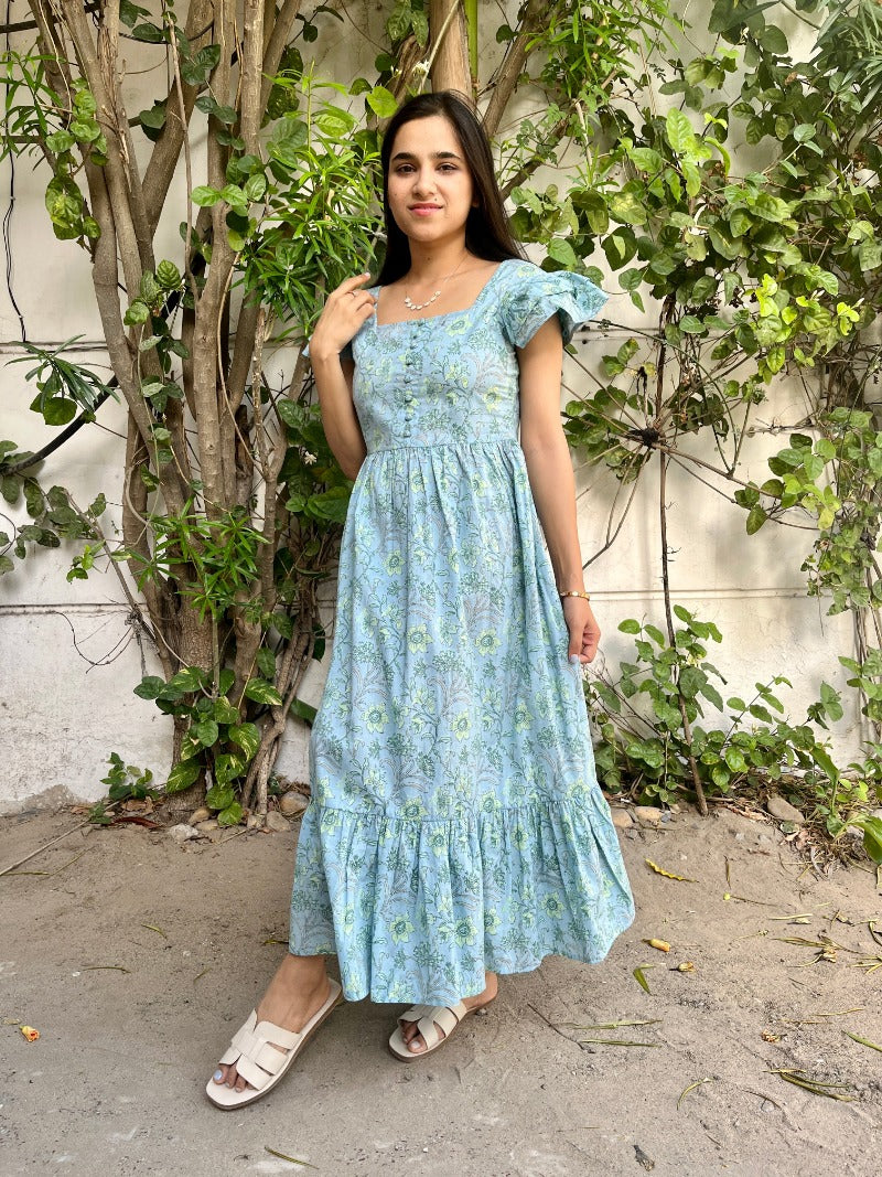 Block Printed Dress