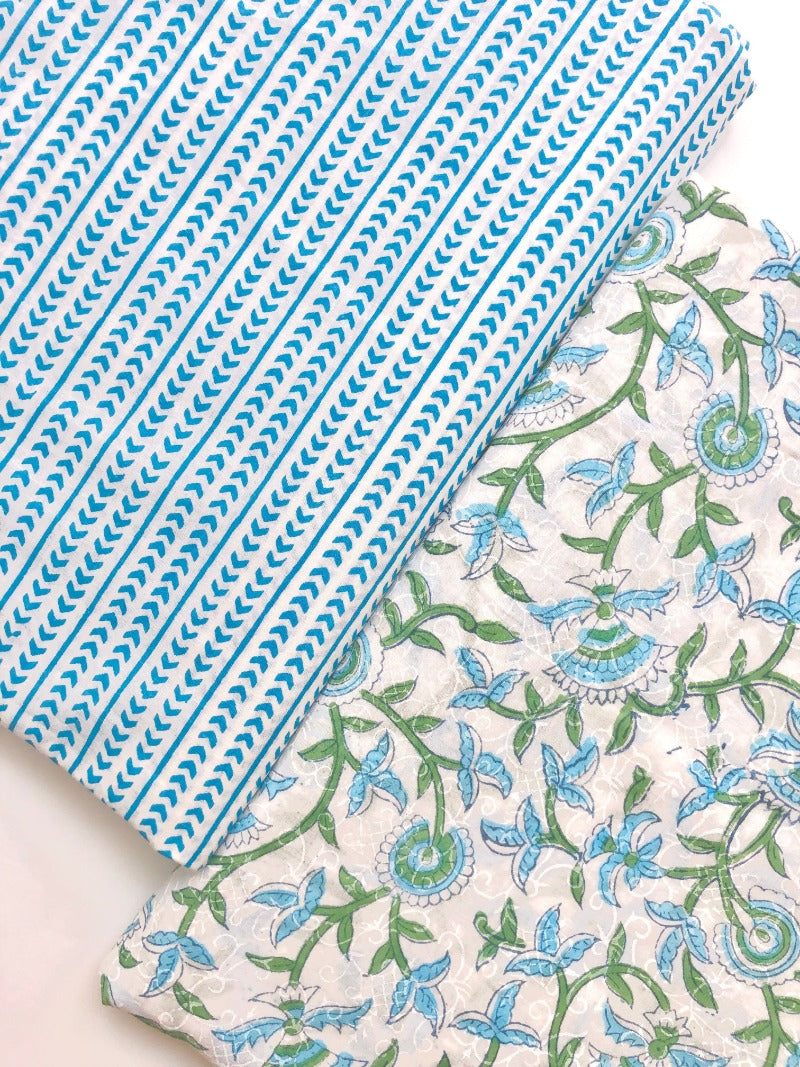 Cotton Block Printed Fabrics