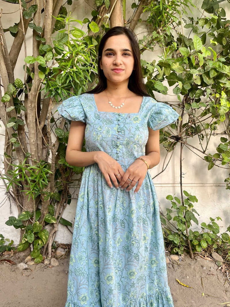 Block Printed Dress