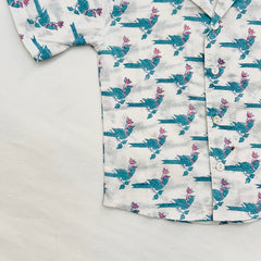 Parrot Cotton Printed Boys Shirt (0-8 Yrs)