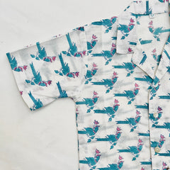 Parrot Cotton Printed Boys Shirt (0-8 Yrs)