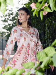 Anushka Satin Wrap Dress