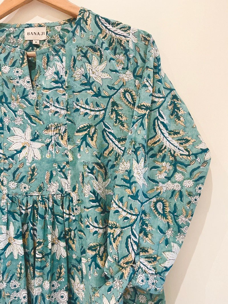 ‘Most Loved’ Block Printed Cotton Short Top - Pre Order