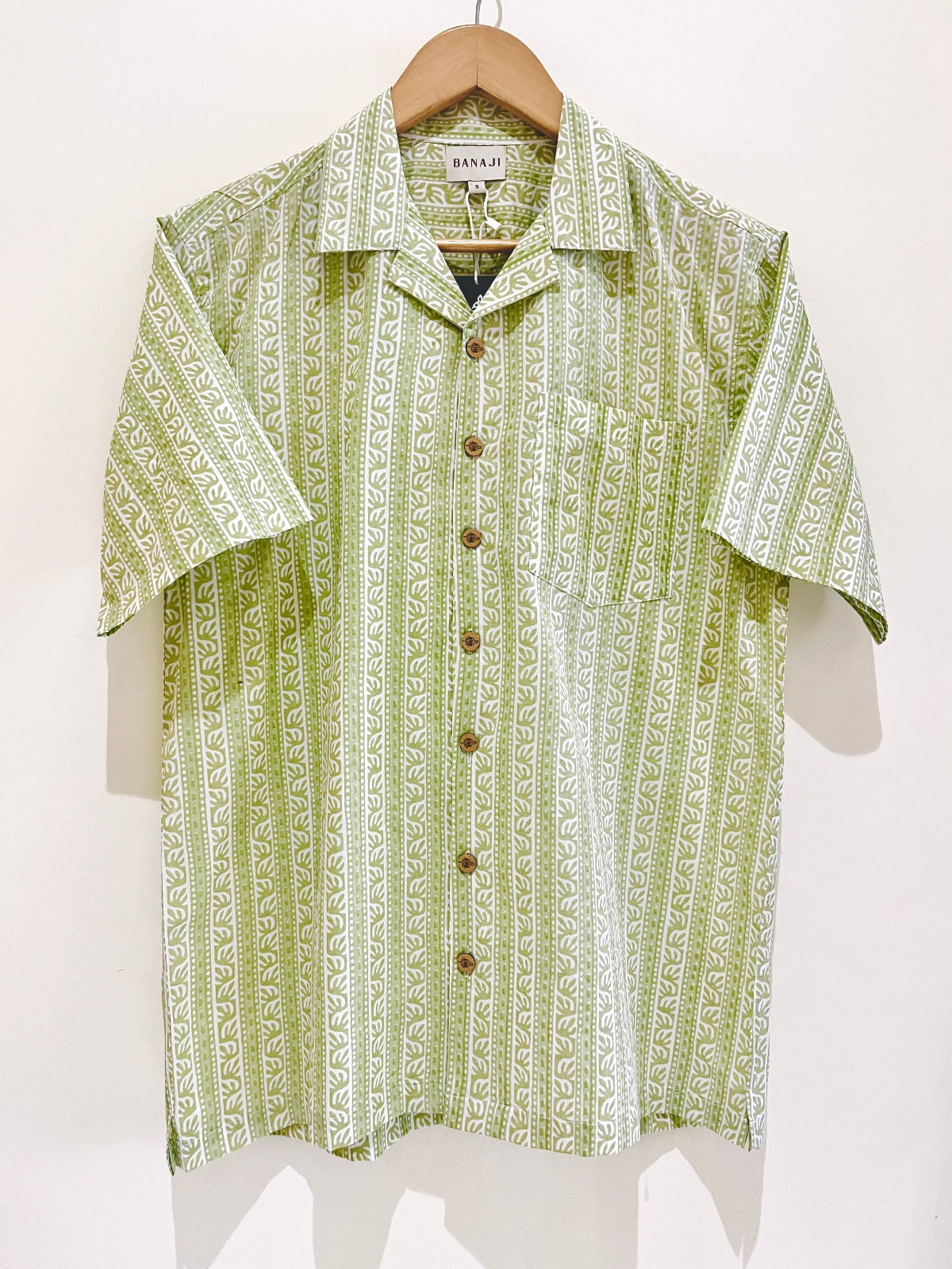 COTTON BLOCK PRINTED HALF SLEEVE SHIRT