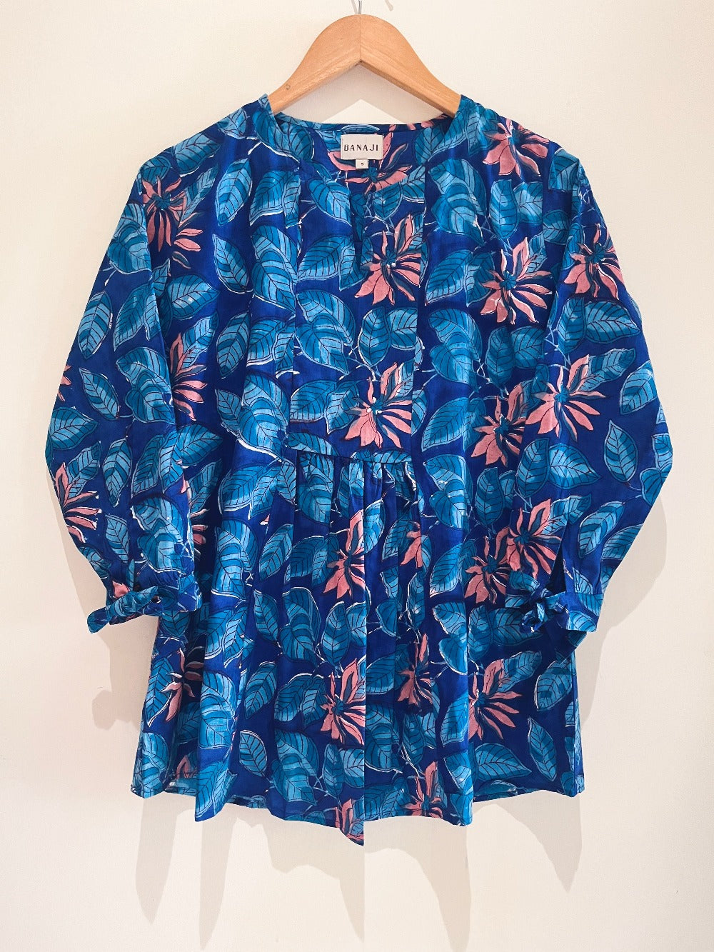 Block Printed Cotton Short Top