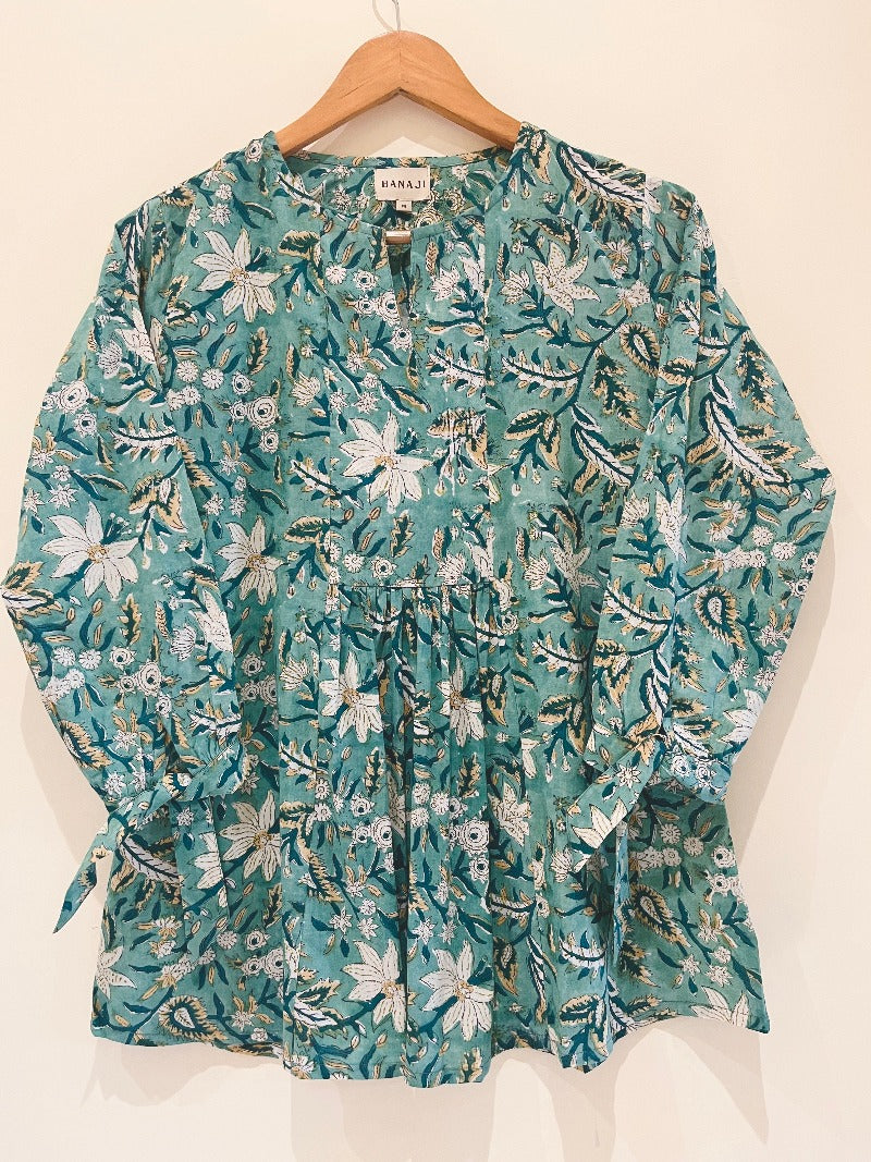 ‘Most Loved’ Block Printed Cotton Short Top - Pre Order