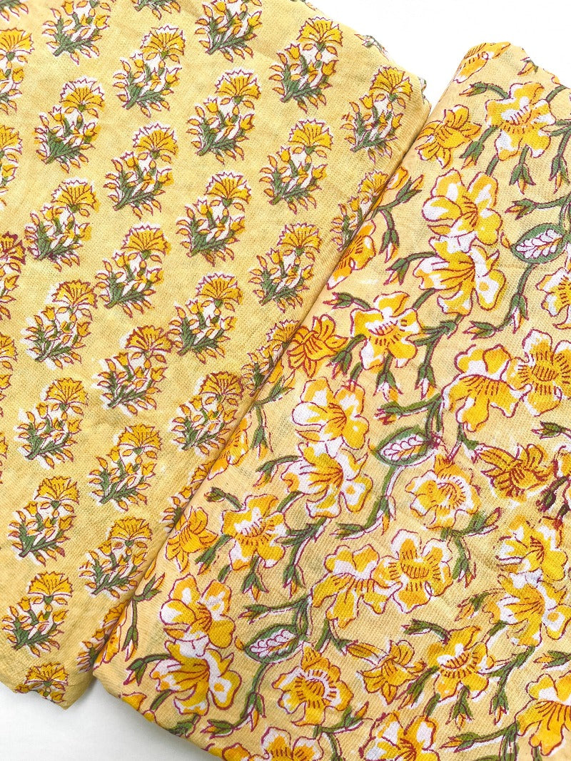 Cotton Block Printed Fabrics